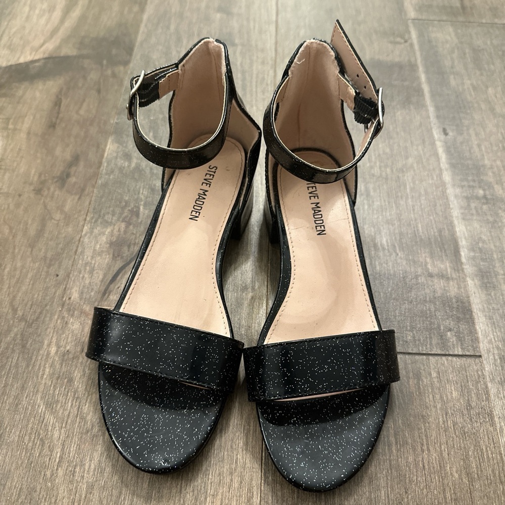 Steve Madden Glittery Black Dress Shoes